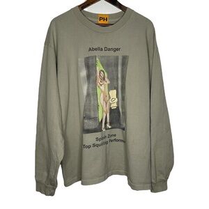 Heavy Weight Long Sleeve Single Stitch Abella Danger Splash Zone  tee Yeezy